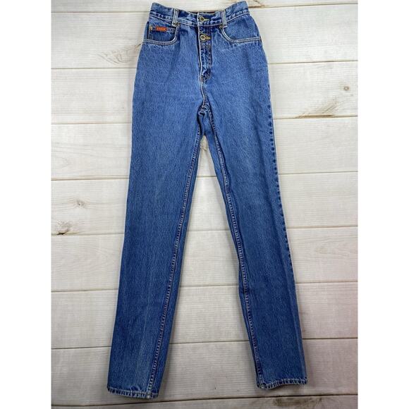 Lawman Denim - Vintage Lawman Jeans Womens Jr 3 Western Denim High Rise Bareback Cowgirl Button